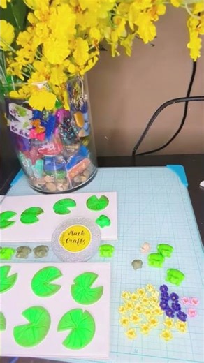 Work Table: Frog Keychains #worktable #workinprogress #polymerclay #clayart #frogs #createeveryday