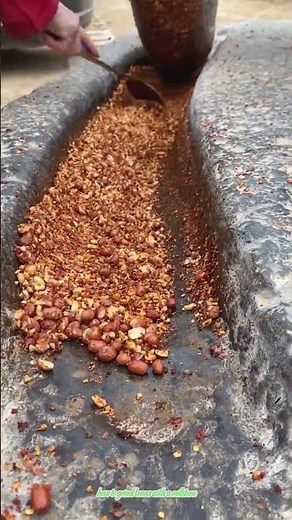 how to grind beans with a millstone