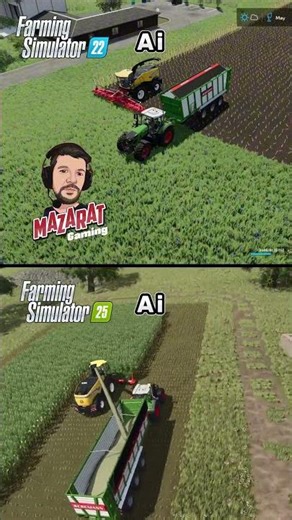 FS22 Ai 🆚 FS25 Ai | Farming Simulator Showdown