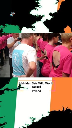 Trend Stream on Instagram: "Irish Man Holds World Record for Unclipping 91 Bras in One Minute! Sean Murray from Skibbereen, Ireland, set a Guinness World Record by unclipping 91 bras in 60 seconds using one hand. His surprising 2013 achievement still stands unbeaten. Sean Murray, bra unclip world record, Guinness World Records, unusual records, Ireland news, Skibbereen, quirky record #WorldRecord #Ireland #GuinnessRecord #SeanMurray #FunFacts #TrendingNow"