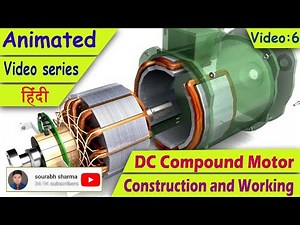 DC Compound Motor: Construction and Working 💡 Learn about all electric motor 🎥 Video 6