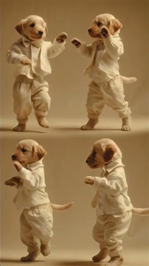 Puppies Dance Party! 🐶💃🕺 #FunnyPuppies #PuppyDance #DogLovers #PuppyFun #CuteAnimals #shorts #viral