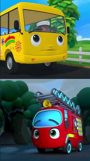 Do You Like Rain or Sunshine? 🌧️🌞 Wheels on the Bus! #fun #buster #rainy