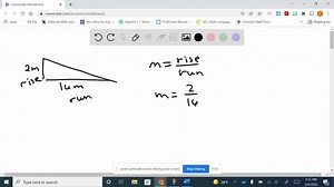 The grade of a road is its slope written as a percent. Find the grade of each road shown. See Example 8. | Numerade
