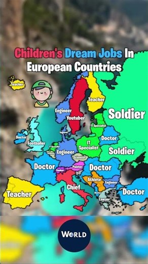 “Children’s Dream Jobs Across European Countries”