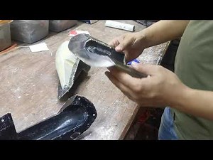 Mold fiber glass rc plane