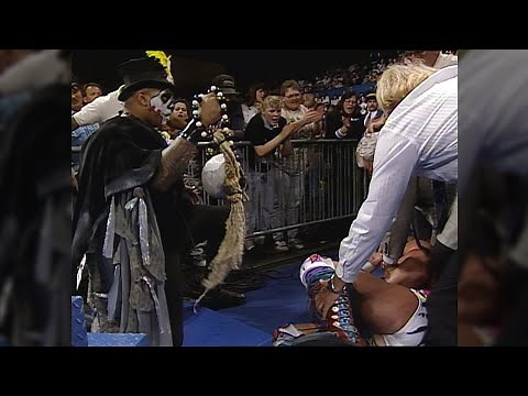 Papa Shango puts a curse on Ultimate Warrior: Superstars, May 16, 1992 (WWE Network Exclusive)