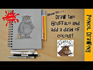 How to draw the Gruffalo step by step!
