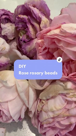 DIY Rose Rosary Beads | Cottagecore Inspired Tutorial