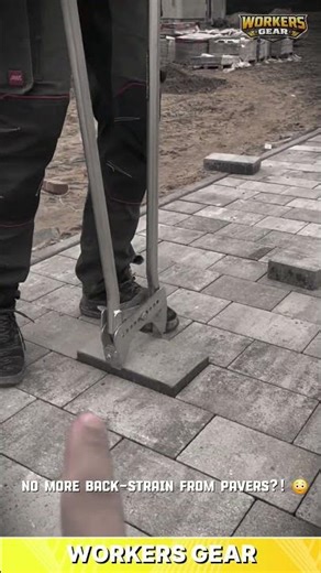 Smart Paver Lifting Tool for Brick Removal & Repositioning in Precision Landscaping Projects