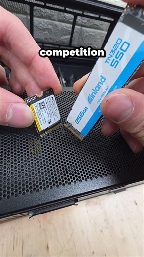 mryeester on Instagram: "If your drive has a length issue - don't worry I got you! These 30mm M.2 SSDs, typically used in handhelds, can work totally normally inside a gaming PC - just have to be a bit creative on installing them! #pc #pctips #pcbuilding #mryeester"