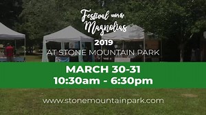 31 reactions · 17 shares | Festival Under the Magnolias: Where Craft Lovers Unite! Come see local crafters put their handmade, one-of-a-kind pieces on display under Stone Mountain Park's stunning magnolia trees.  March 30-31 — 10:30AM-6:30PM  Historic Square in Stone Mountain Park  $5 at the door, or included with an All-Attractions Pass or Mountain Membership | Stone Mountain Park | Facebook