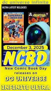 New Comic Book Day for DC Universe Infinite Ultra Tier December 3, 2025!