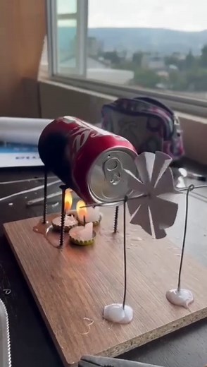 Máquina de vapor casera: transformación de energía térmica