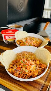 Chorizo (pork) scramble! As simple and easy as it is delicious. 1 lb pork chorizo, add diced jalapeño if you want the spice, 6 eggs and scramble together. Serve with some refried beans and topped with whatever your taste. Add some corn tortillas and your are ready for breakfast 👍 If you like the shirt just follow the link in my bio 🙏 @baconupbacongrease @kerussoofficial #blackstone #griddlenation #griddlecrew #breakfast #eggs #reels #smokehousenick #jesus #god #food | Nicholas Perrone