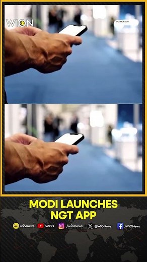 PM Modi Launches NGT Mobile App At Climate Conference | WION Shorts
