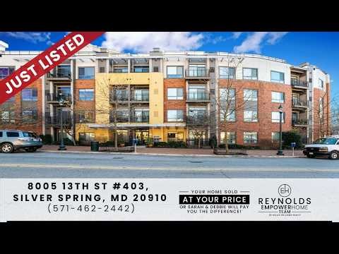 Price Reduced to $285K! Stunning Condo in Silver Spring, 8005 13th St #403