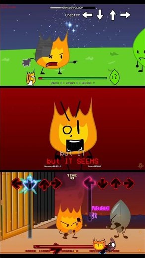 Firey vs Leafy - BFDI Mod - Friday Night Funkin' Game