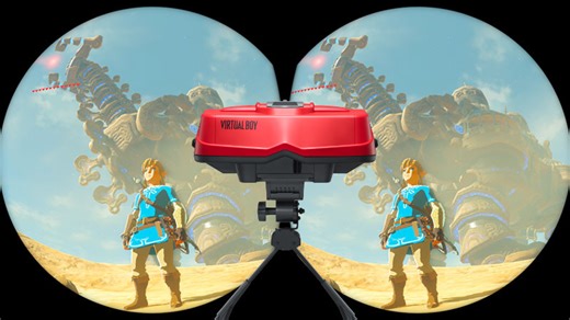 New Switch Virtual Boy Headset Supports Breath of the Wild's VR Mode - Zelda Dungeon