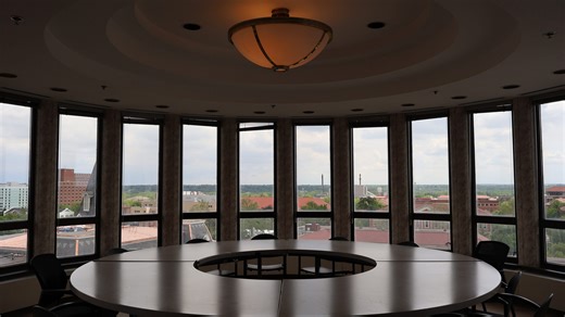 Purdue’s ‘Jedi Council Room’ offers stunning campus view, study and meeting space
