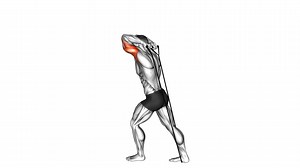 Standing Banded Overhead Tricep Extension