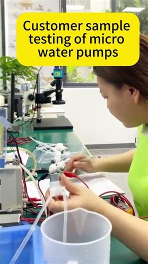 Custom Validation! Rigorous Testing for Our Global Customers' Micro Pump Samples 📝✨