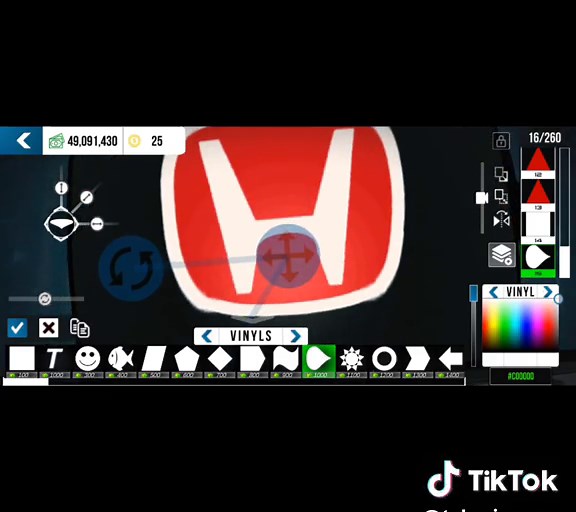 How to Design a Honda Logo in Car Parking Multiplayer