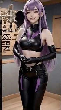 Anime girl's AI vocals are actually insane #AIMusic #VoiceOver #Shorts #IA #virale #fyp