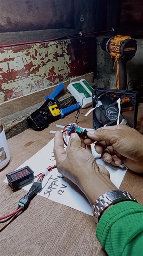 DIY motor controller power by 12v | John Lang Po