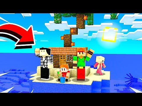 SURVIVRE SUR UNE ÎLE SECRÈTE DANS MINECRAFT !!