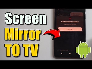 How to Screen Cast & Mirror your Motorola Phone to TV (Android Tutorial)