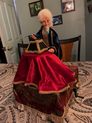 Automaton-mechanical Doll-magician IN BLUE - Etsy Australia