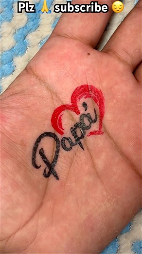 Papa Tattoo Design ❤✨ #tattoo #tattoofun #art #tattooart #drawing #mom #tattooartist