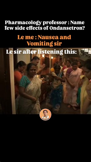 Ondansetron – Pharmacology (Clear & Exam-Ready) Drug class ▪️ Antiemetic ▪️ Selective 5-HT₃ (serotonin) receptor antagonist Mechanism of action ▪️ Blocks 5-HT₃ receptors in: ▪️ Chemoreceptor trigger zone (CTZ) in the brain ▪️ Vagal nerve terminals in the gastrointestinal tract ▪️ Prevents serotonin-mediated stimulation of the vomiting center ▪️ Reduces nausea and vomiting Indications ▪️ Chemotherapy-induced nausea and vomiting (CINV) ▪️ Radiation-induced nausea and vomiting ▪️ Post-operative nau
