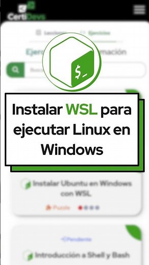 Instalar Ubuntu Linux con WSL en Windows