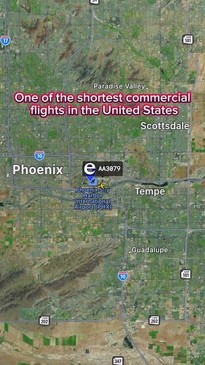 Shortest Commercial Flights in the United States