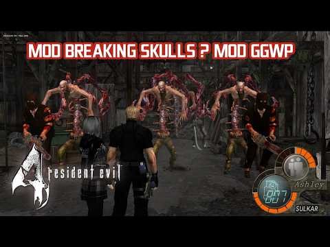 Resident Evil 4 UHD Mod Breaking Skulls New Game Pro #9