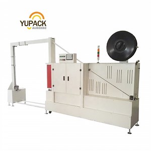 [Hot Item] Vertical Automatic Vertical Pallet Strap/Strapping Machine with Conveyor System