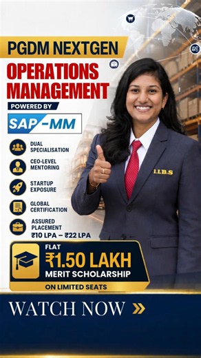 Plan smart. Execute better. Lead operations. | IIBS Bengaluru