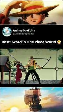 Zoro use strongest sword 😂 in One Piece #shorts #shortsfeed #onepiece