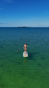 Island peace🌊✨ #peaceful #island #paradise #paddleboarding #adventure #travel #clearwater #Ocean #nature #wanderlust #vacation #getaway #explore #earth #Peace #florida #floridakeys #NaturalBeauty | Lakewet