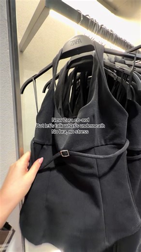 Outfit Ideas Without a Bra: Zara Co-ord Style