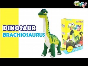 DIY Tutorial Video for the Brachiosaurus - One of our most popular DINO Sets, there are 4 for you to collect. Get creative and make your own toys with our simple to follow step-by-step modelling kits. Happy Modelling | Jumping Clay