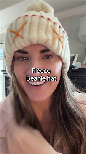 This fleece-lined winter beanie is a must-have for cold weather ❄️ Cozy, warm, and so cute with any outfit! Perfect for winter walks, school drop-off, or holiday travel. #WinterFashion #CozySeason #fashiondeals #ColdWeatherEssentials #tiktokshopblackfriday