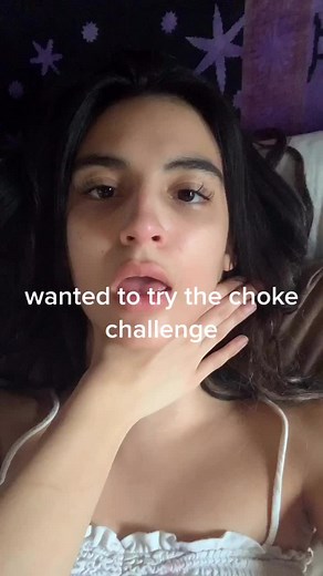 never doing that again rip #choke #challenge #trend #viral #lol #funny