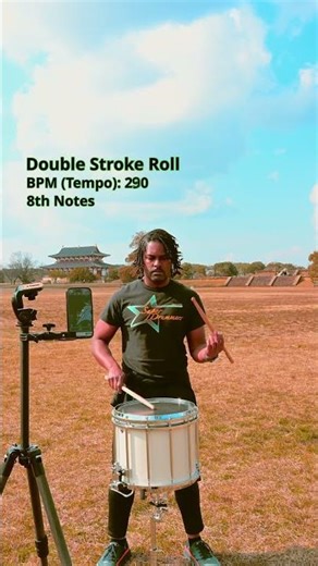 290 BPM Double Stroke Roll
