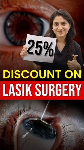 Flat 25% Discount on LASIK Glasses removal– Limited Time Offer!