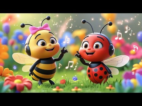 🐝🦋 Boogie with Funny Bugs! | Movement Songs For Preschoolers | Body Parts Dance Song for Kids 🎶👶