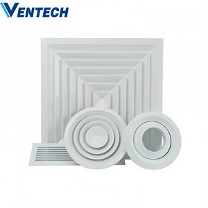 [Hot Item] Ceiling Air Terminal Return HVAC Supply Air Square Diffuser