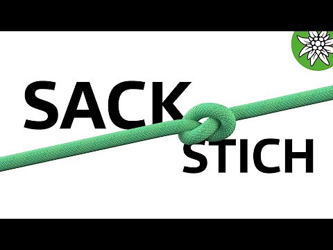 Der Sackstich | 12 Knoten für die Berge | Knoten #1